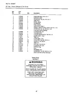 Preview for 49 page of Simplicity Sovereign GTH-L 2800 Series Parts Manual