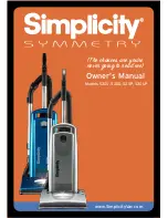 Предварительный просмотр 1 страницы Simplicity Symmetry S20D Owner'S Manual