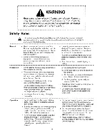 Preview for 4 page of Simplicity TP 100 Operator'S Manual