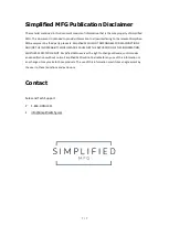 Preview for 7 page of Simplified Manufacturing AUDEX1 User Manual