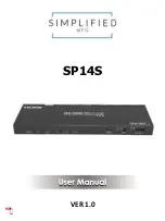 Предварительный просмотр 1 страницы Simplified MFG SP12S User Manual