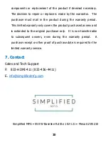 Предварительный просмотр 11 страницы Simplified MFG SP12S User Manual