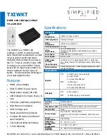 Preview for 10 page of Simplified MFG TXIWKT User Manual