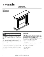 Preview for 1 page of SimpliFire MONARCH26-WA Assembly Instructions Manual