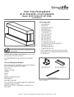 Preview for 1 page of SimpliFire Scion Trinity SF-SCT43-MANTEL Instructions Manual