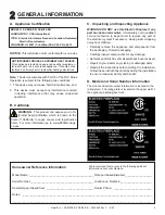 Preview for 5 page of SimpliFire SF-BI30-EB Owner'S Manual