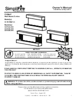 SimpliFire SF-FM43-WH Owner'S Manual preview