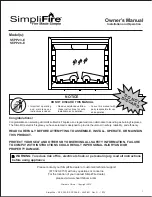 SimpliFire SF-PP23-E Owner'S Manual preview