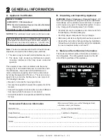 Preview for 5 page of SimpliFire SF-WM36-BK Owner'S Manual