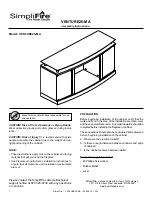 Preview for 1 page of SimpliFire VENTURE26-MA Assembly Instructions Manual