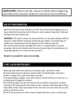 Preview for 2 page of SIMPLIHOME BENTWOOD Assembly Instructions Manual