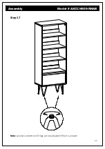 Предварительный просмотр 25 страницы SIMPLIHOME brooklyn + max WundenHall AXCCHS09-RNAB Assembly Instructions Manual