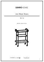 SIMPLIHOME brooklyn+max WyndenHall AXCJAC-BC-BG Assembly Instructions Manual предпросмотр