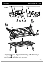 Предварительный просмотр 10 страницы SIMPLIHOME Cayman AXCPTCCH-CAR Assembly Instruction Manual