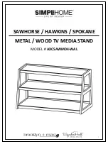 SIMPLIHOME HAWKINS AXCSAWM04-WAL Manual предпросмотр