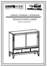 Preview for 1 page of SIMPLIHOME WyndenHall brooklyn+max 3AXCHRP-06 Manual