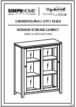 Предварительный просмотр 1 страницы SIMPLIHOME WyndenHall brooklyn + max AXCRCOS15-MAH Quick Start Manual