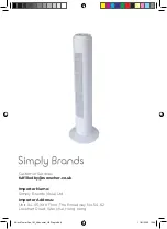 Предварительный просмотр 8 страницы Simply Brands TS29-11 Instruction Manual