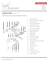 Предварительный просмотр 1 страницы Simply Elegant TM Patio Lockset Instructions