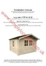 Preview for 3 page of Simply Log Cabins FRF34-3232 Installation Manual