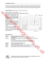 Preview for 11 page of Simply Log Cabins FRF34-3232 Installation Manual