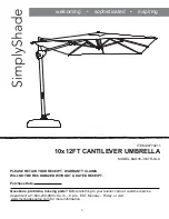 SimplyShade AG35-3037R-LS-6 Manual предпросмотр