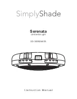 SimplyShade SS-SERENATA Instruction Manual preview