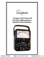 Preview for 1 page of Simpson 260 series 5M Instruction Manual