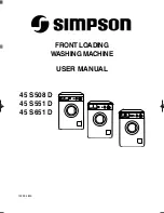 Simpson 45 S 508 D User Manual preview