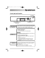 Preview for 5 page of Simpson 52C850 User Manual