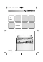 Simpson 52C870 User Manual preview