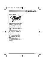 Preview for 23 page of Simpson 52C870 User Manual