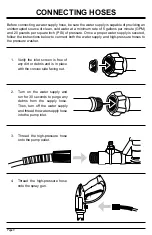 Предварительный просмотр 11 страницы Simpson CLEAN MACHINE CM60976 Use And Care Manual