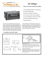 Preview for 1 page of Simpson Falcon F45 Series Manual