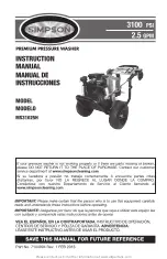 Simpson MS31025H Instruction Manual preview