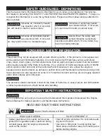 Preview for 2 page of Simpson MSV2600 Operator'S Manual