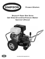 Simpson Power Shot Series Operator'S Manual preview