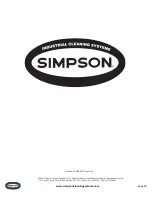 Предварительный просмотр 20 страницы Simpson Power Shot Series Operator'S Manual