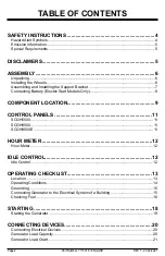 Preview for 4 page of Simpson SCGH5500 Use And Care Manual