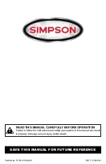 Preview for 36 page of Simpson SCGH5500 Use And Care Manual