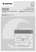 Preview for 1 page of Simpson SDV556HQWA User Manual