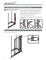 Preview for 4 page of Simpsons DWQSC1400 Installation Instructions Manual