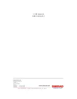 Preview for 32 page of Simrad 50-200 COMBI C -  REV D Installation Manual