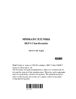 Preview for 1 page of Simrad ce32 mkii User Manual