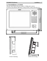 Preview for 13 page of Simrad CX34 NavStation Installation Manual