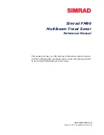 Предварительный просмотр 3 страницы Simrad FM90 Reference Manual