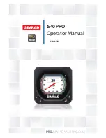 Simrad IS40 PRO Operator'S Manual preview