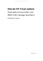 Preview for 3 page of Simrad ITI TRAWL SYSTEM Instruction Manual