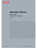 Предварительный просмотр 1 страницы Simrad NSO Operation Manual