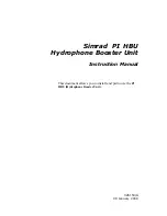 Preview for 3 page of Simrad PI HBU Instruction Manual